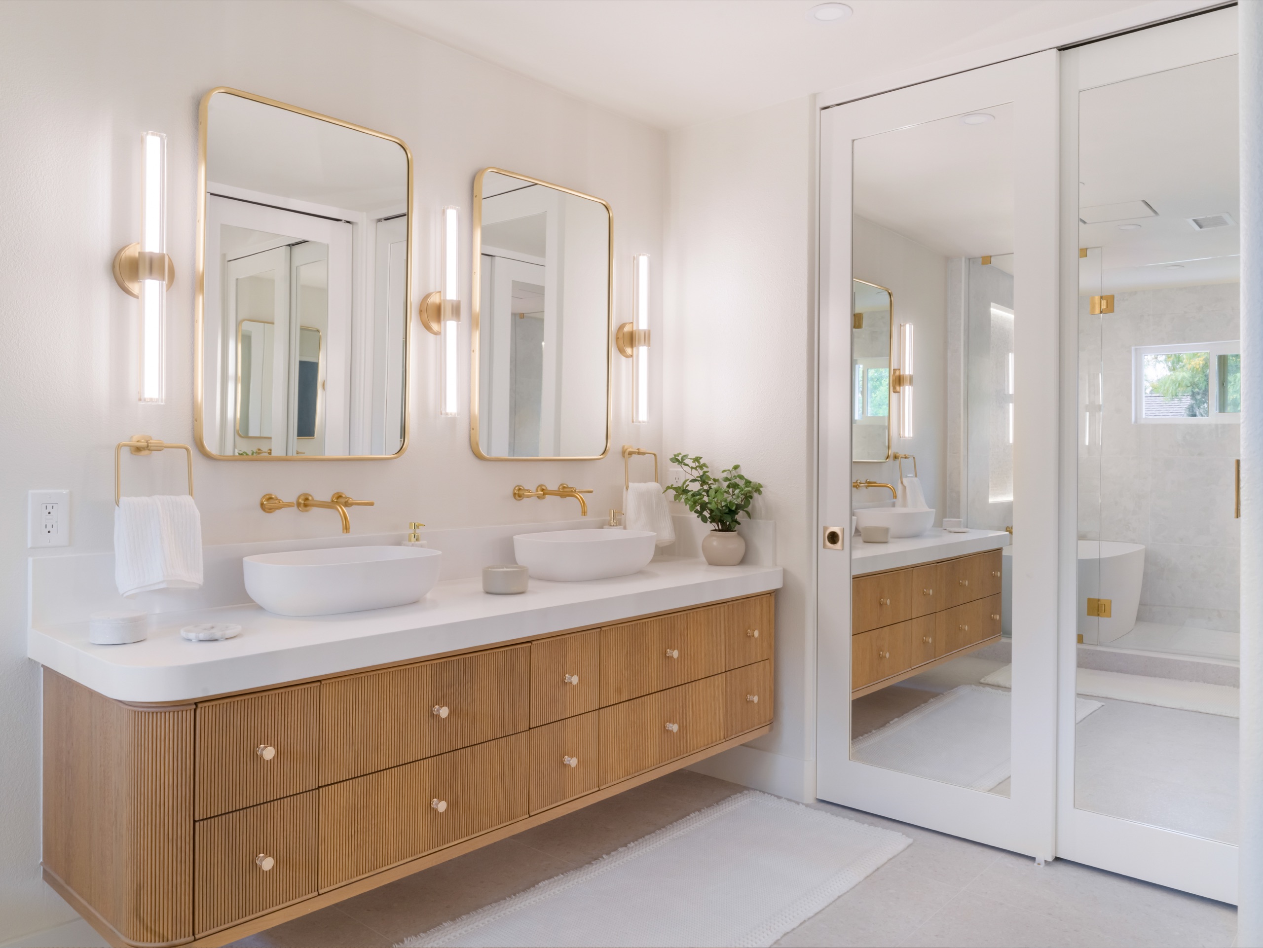 Manhattan Beach primary suite by 5blox Interior Design