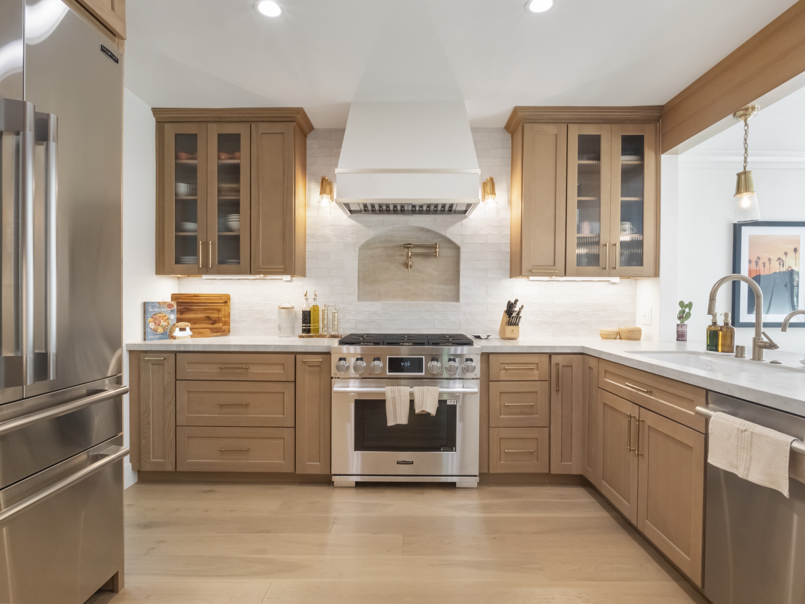 Van Nuys kitchen renovation by 5blox Interior Design