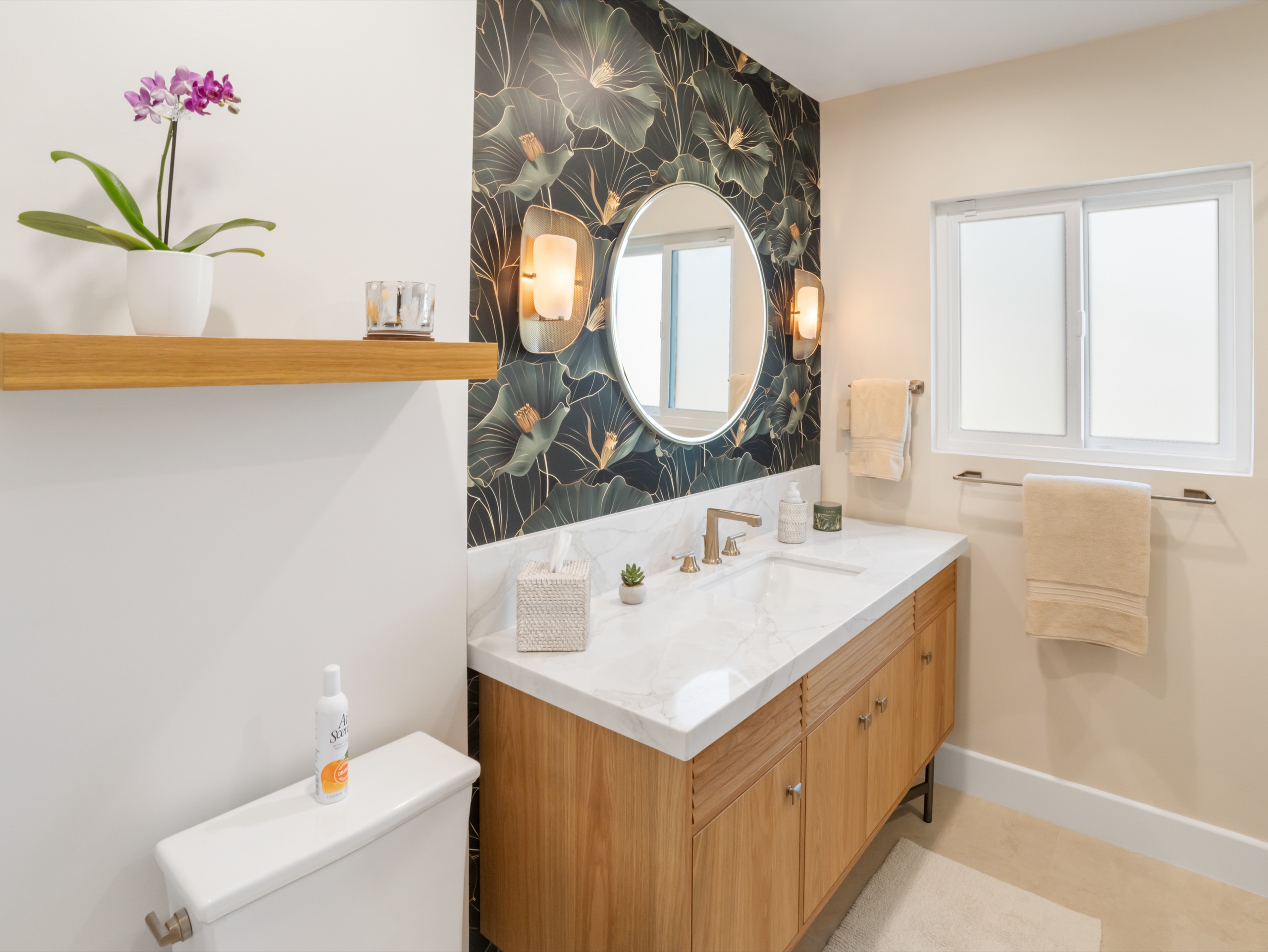 Westchester primary bath — 5blox Interior Design