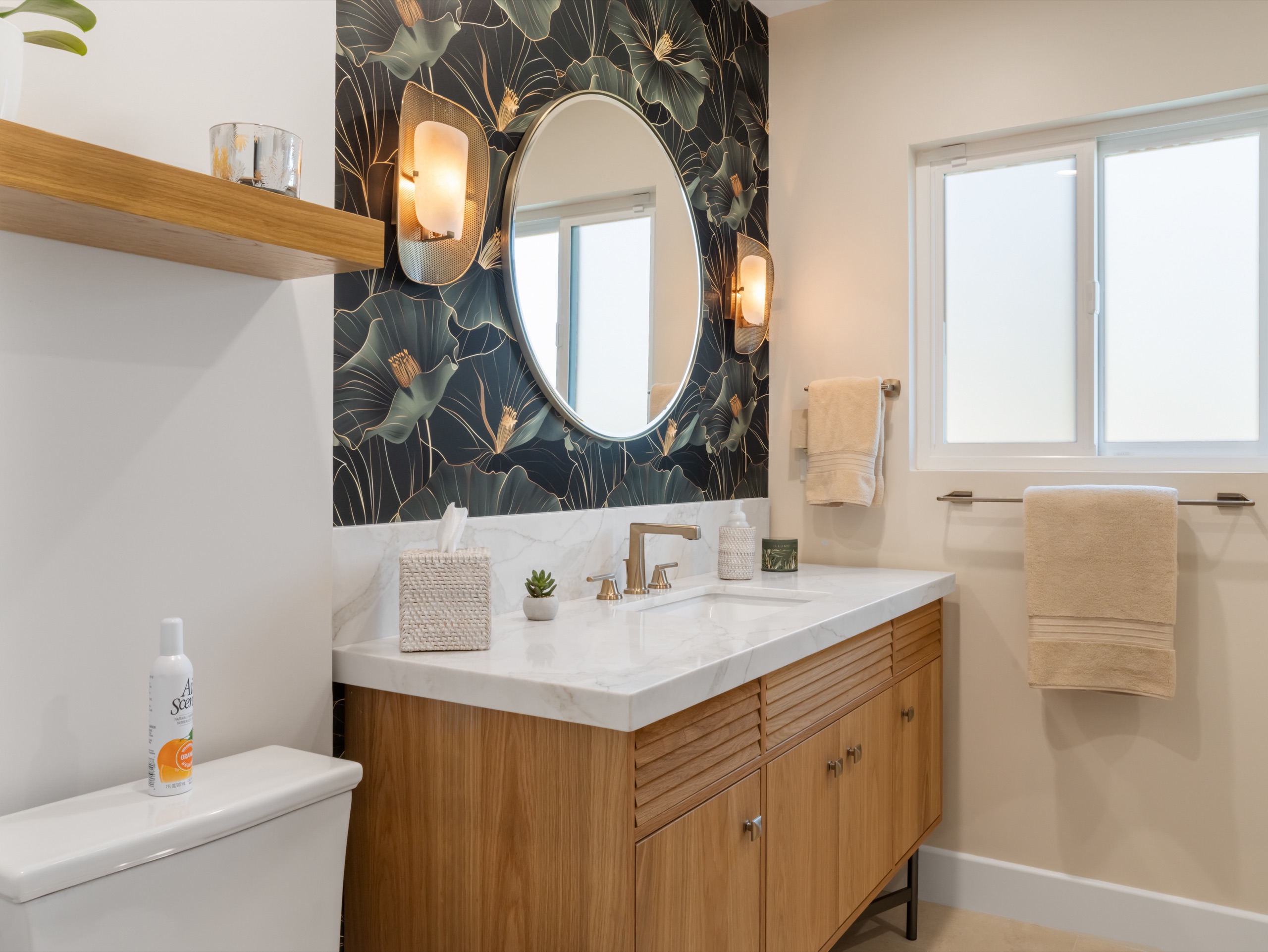 Westchester primary bath — 5blox Interior Design