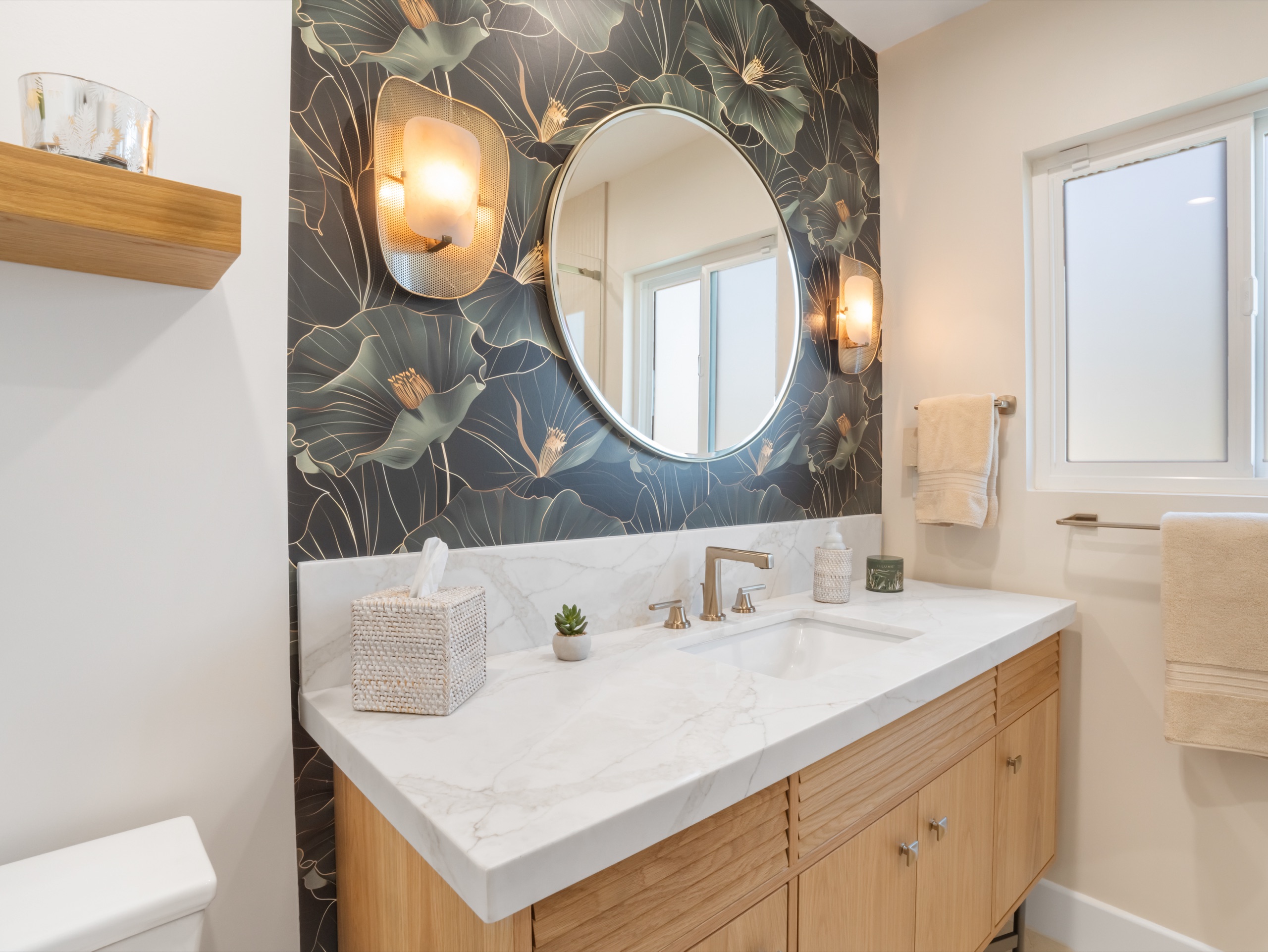 Westchester primary bath — 5blox Interior Design