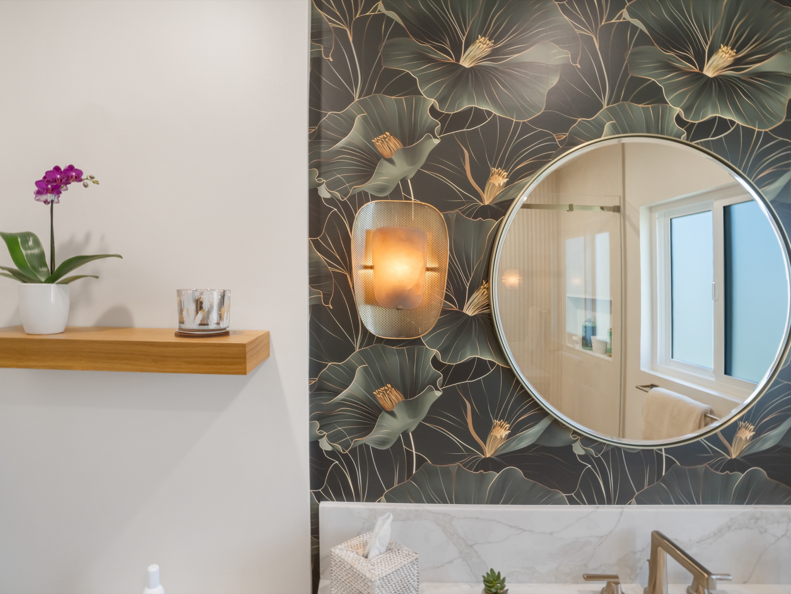 Westchester primary bath — 5blox Interior Design