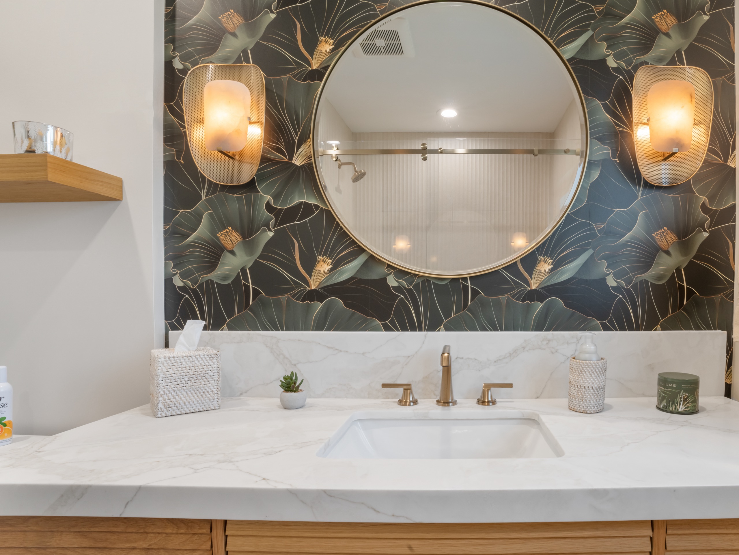 Westchester primary bath — 5blox Interior Design