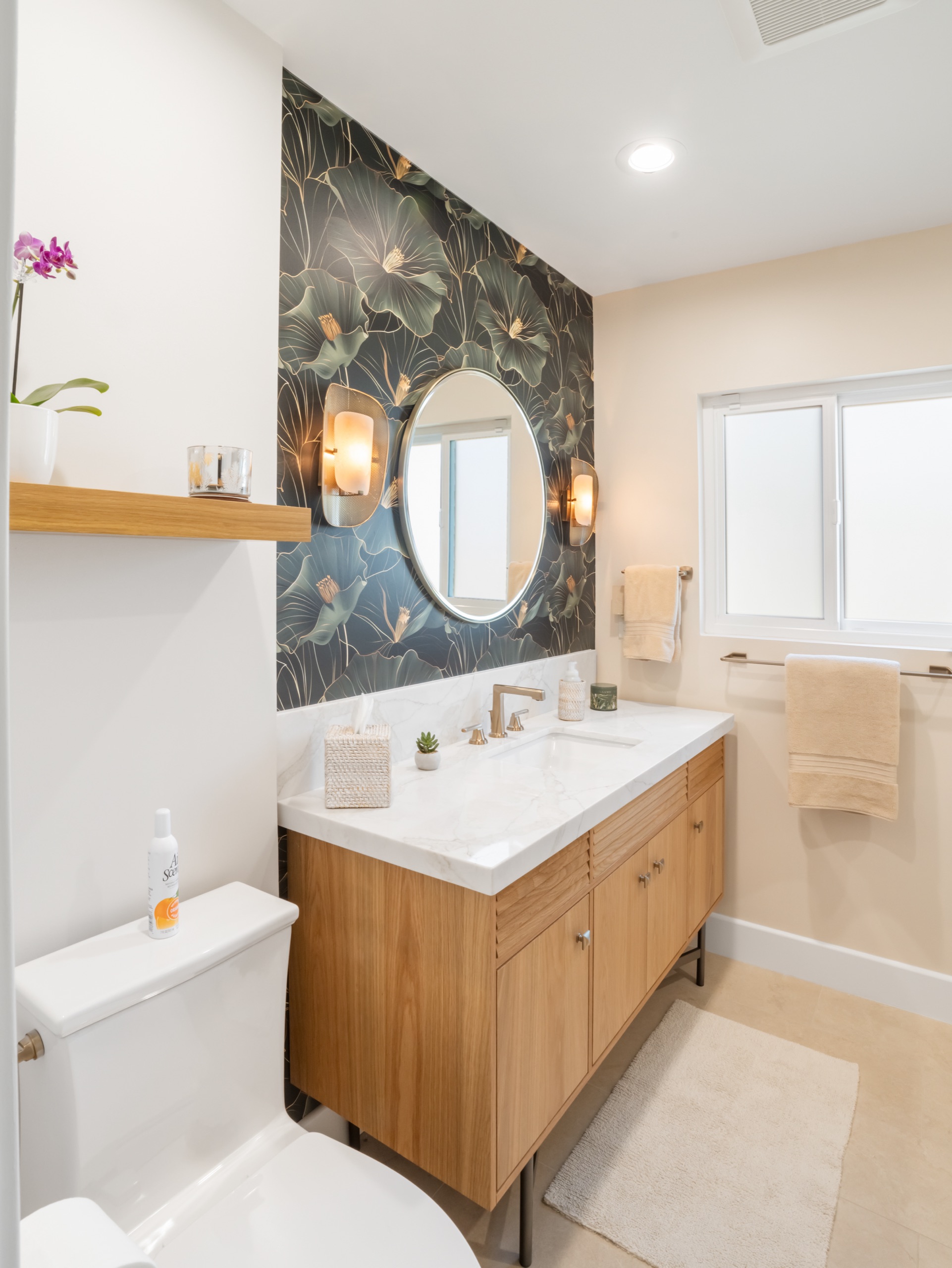 Westchester primary bath — 5blox Interior Design