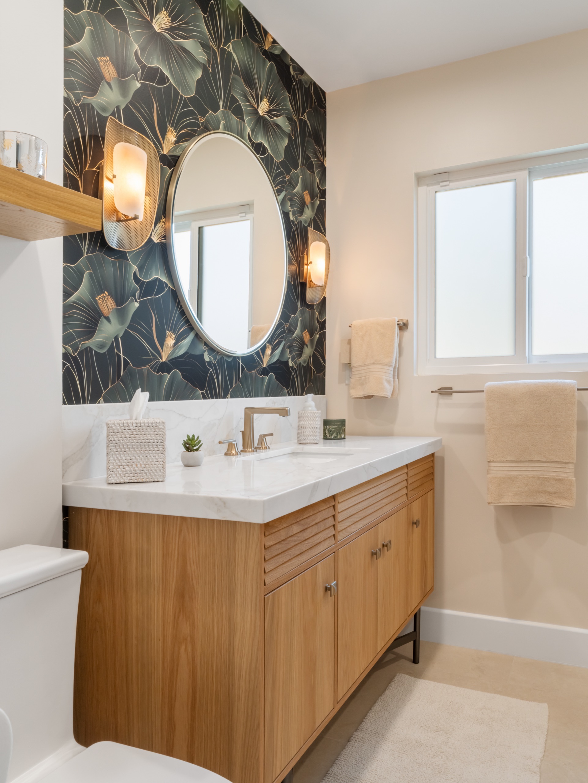 Westchester primary bath — 5blox Interior Design