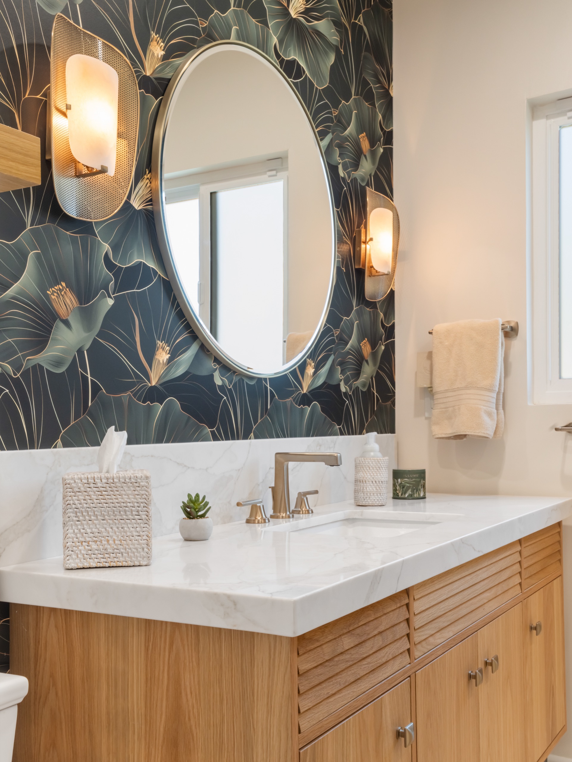 Westchester primary bath — 5blox Interior Design