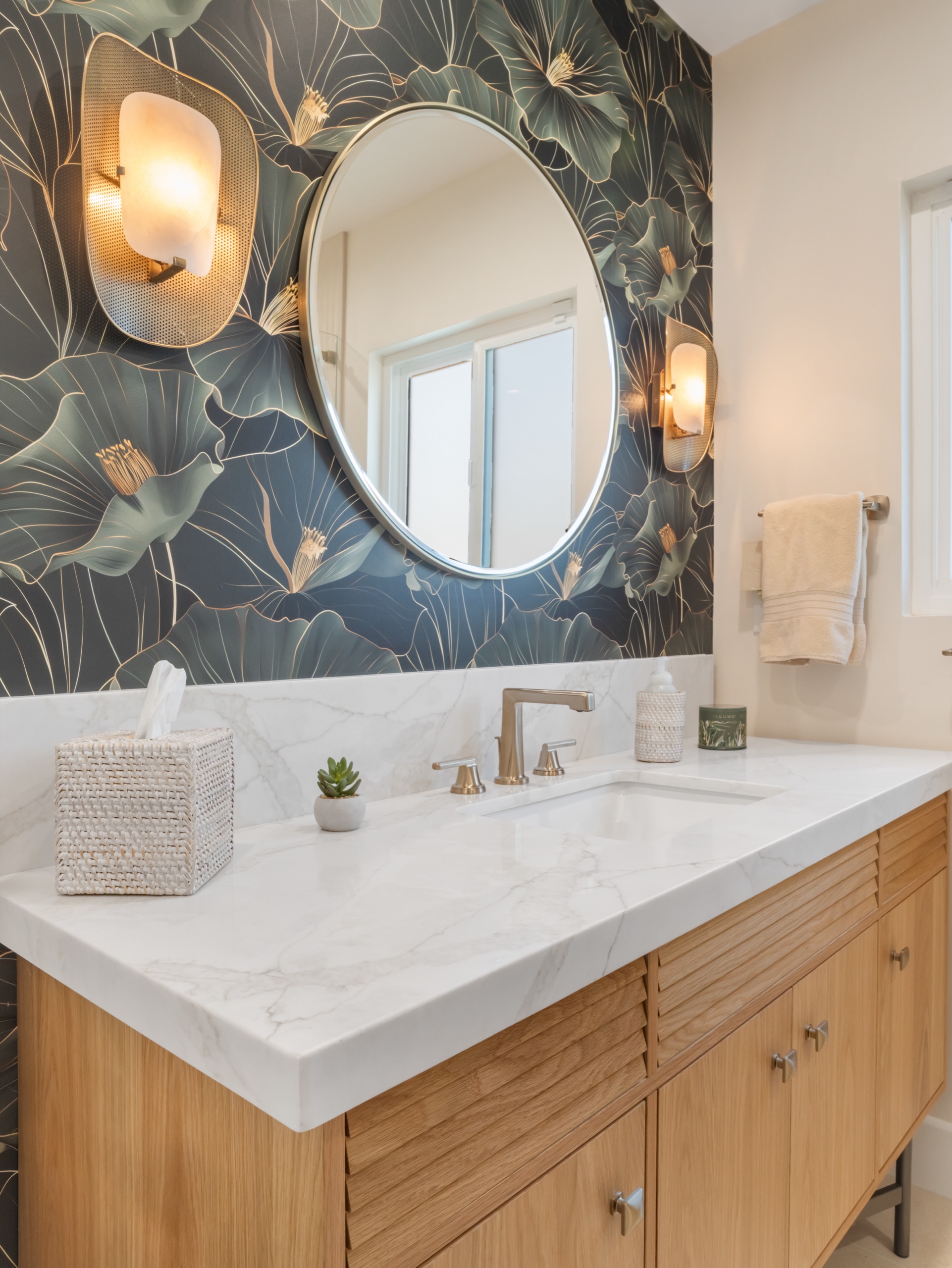 Westchester primary bath — 5blox Interior Design