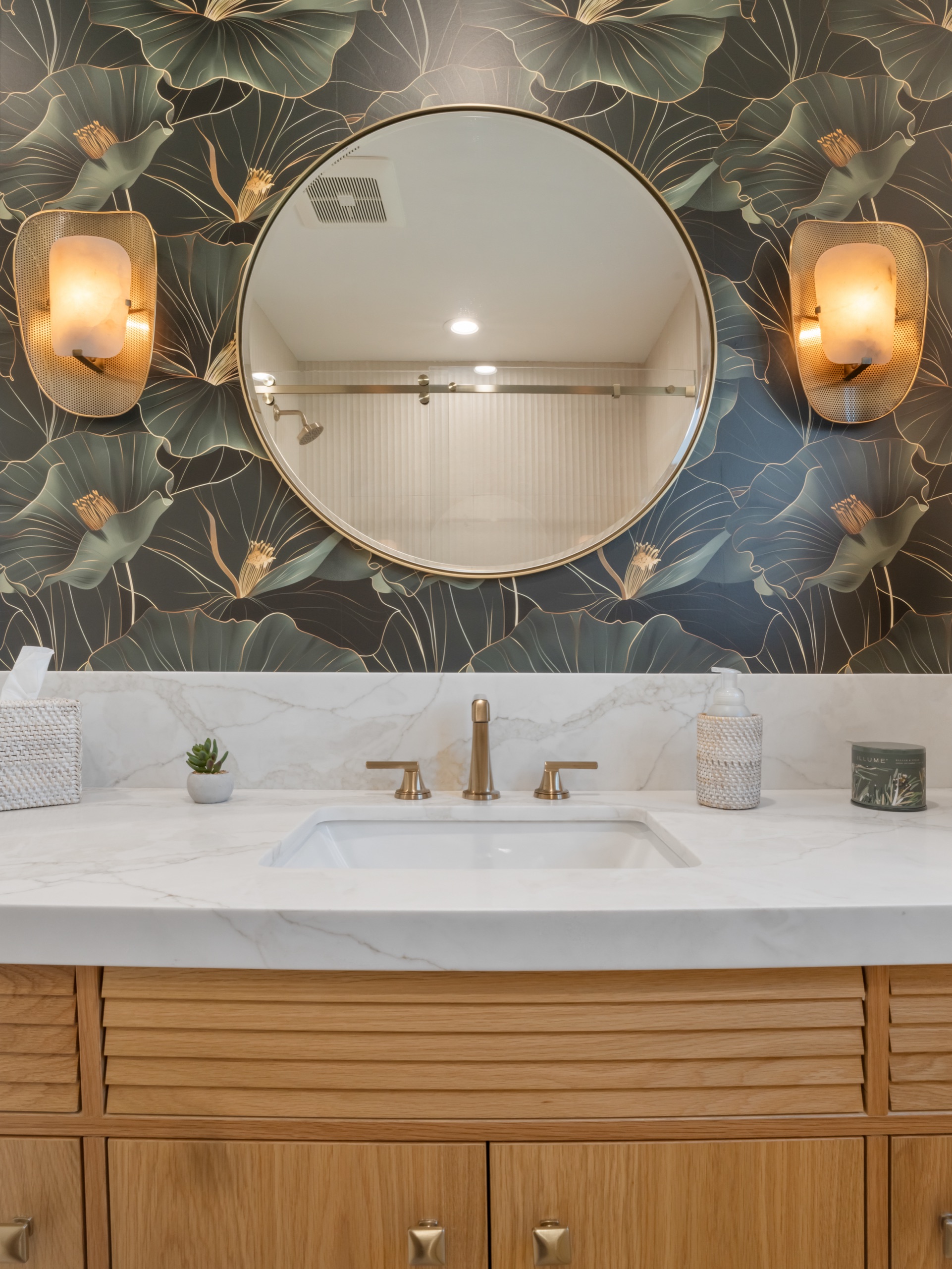 Westchester primary bath — 5blox Interior Design