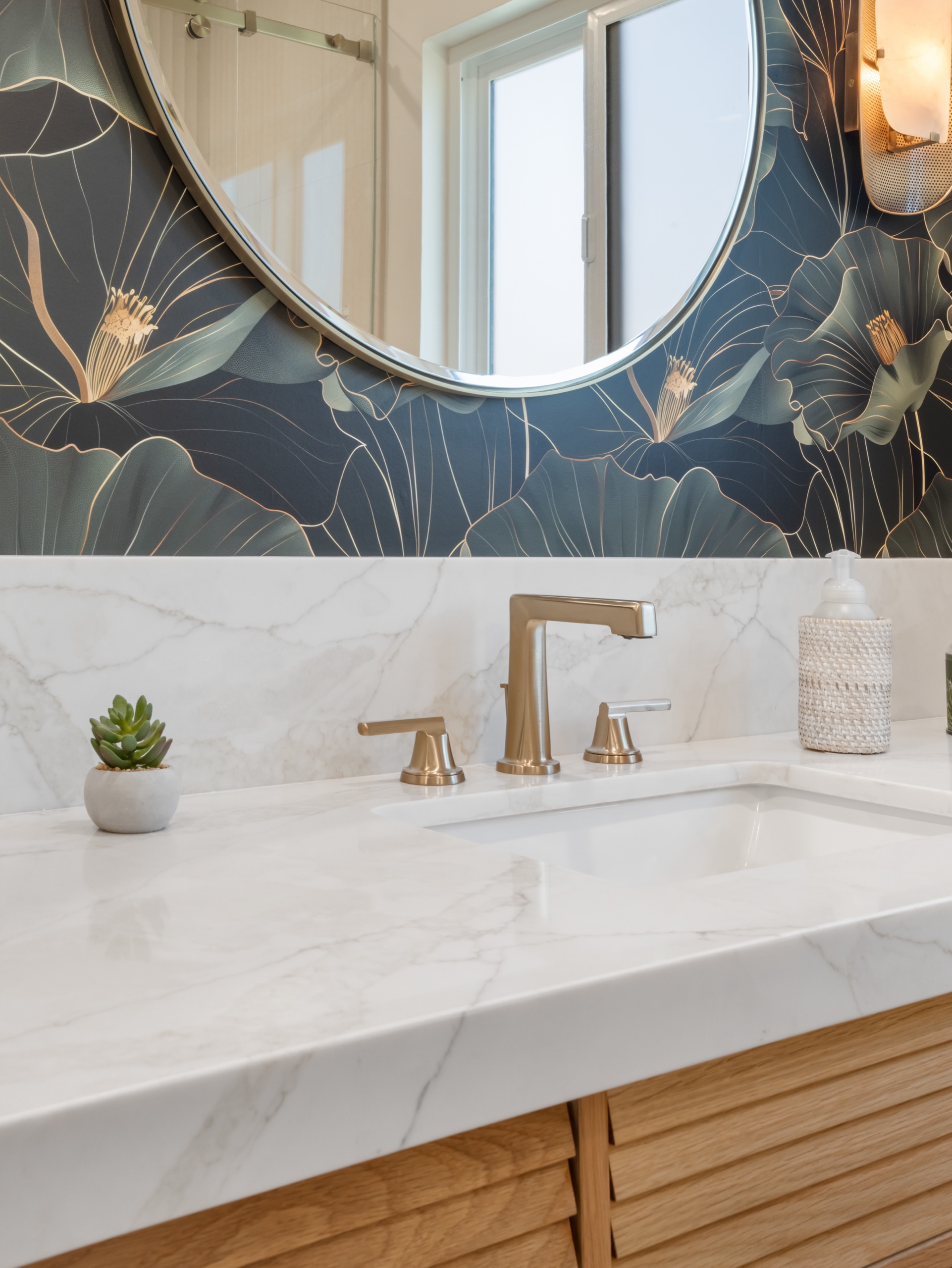 Westchester primary bath — 5blox Interior Design
