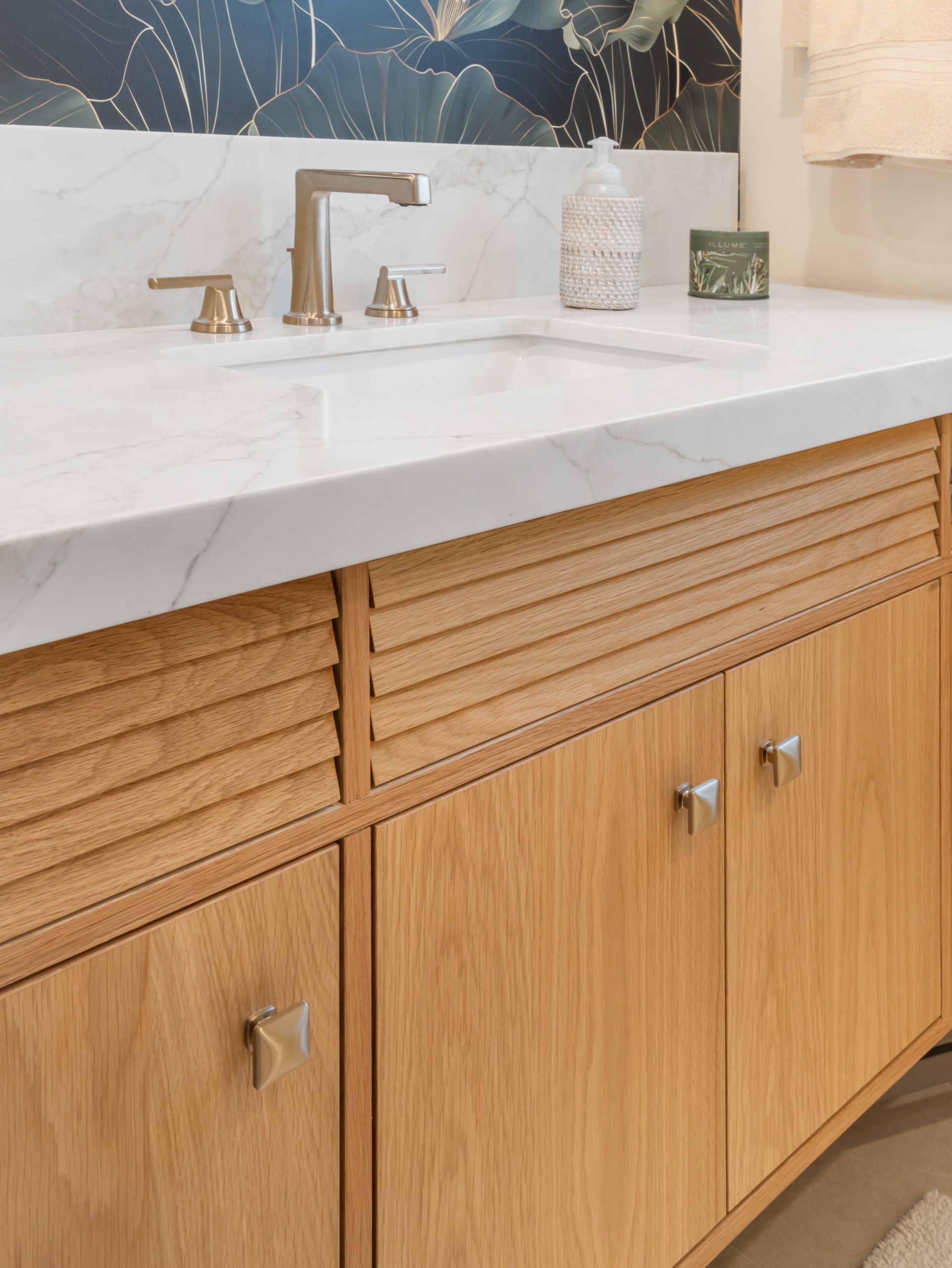 Westchester primary bath — 5blox Interior Design