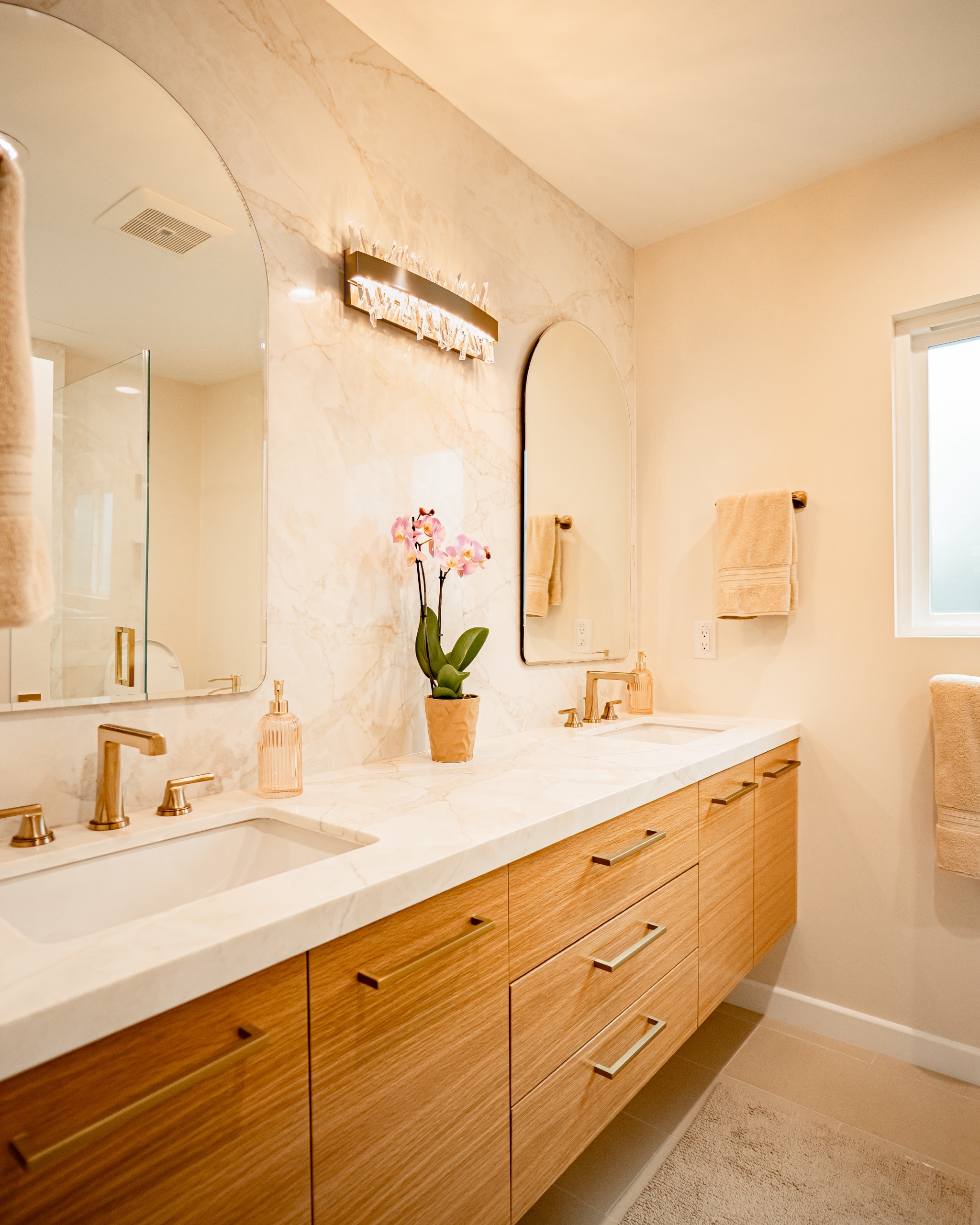 Westchester primary suite — 5blox Interior Design