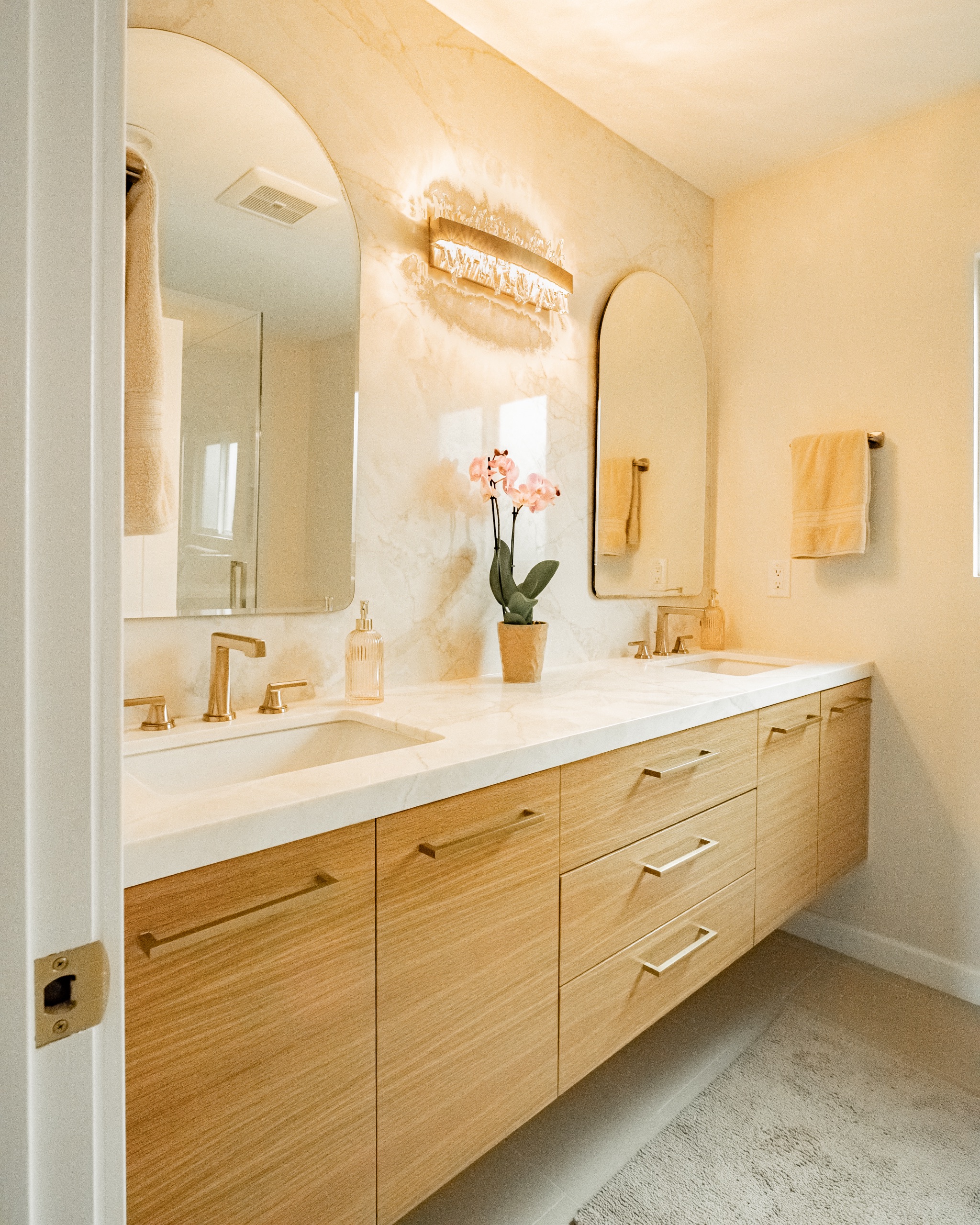 Westchester primary suite — 5blox Interior Design